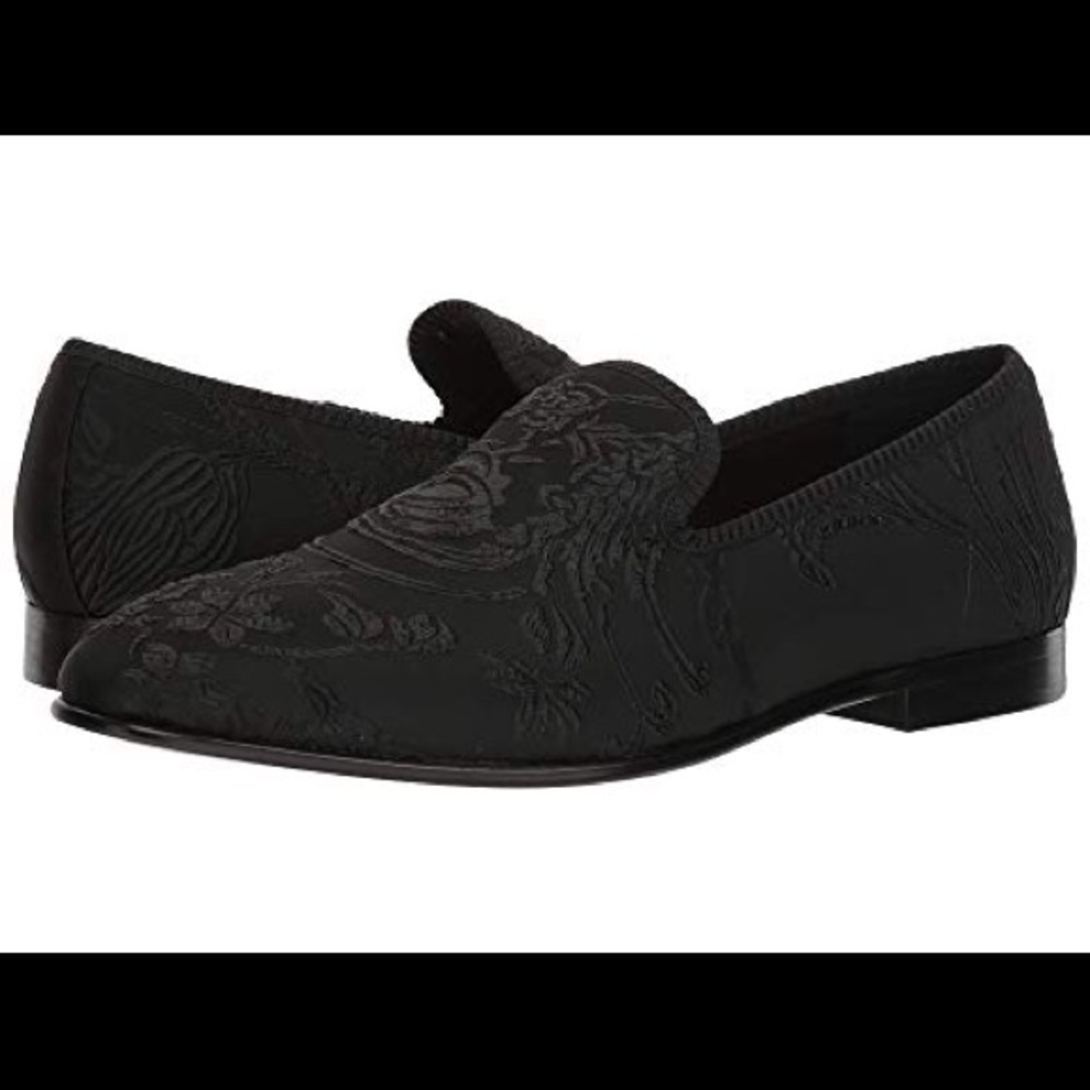 Tallis orange black loafers